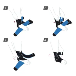 Actimove Sport Ankle Stabilizer Criss-Cross Straps Univ