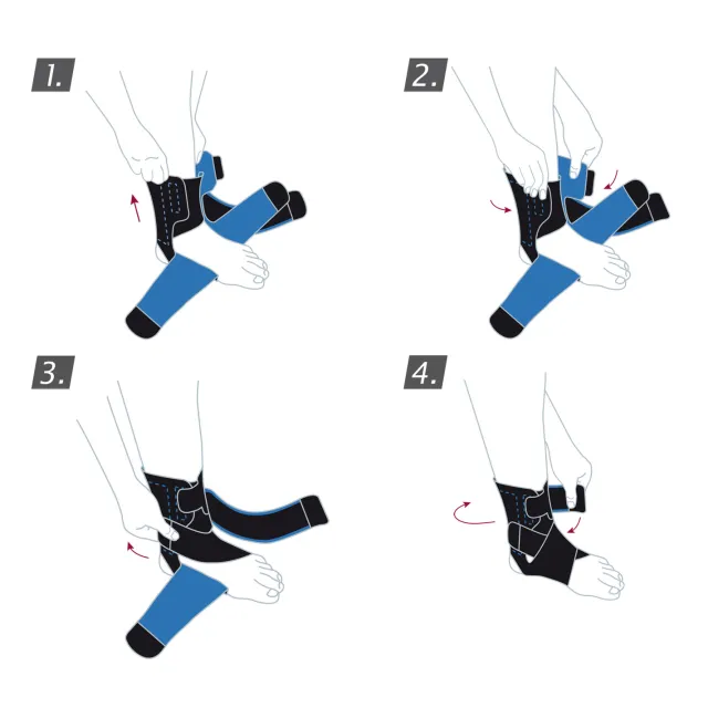 Actimove Sport Ankle Stabilizer Criss-Cross Straps Univ