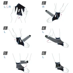 Actimove Sport Ankle Support Elastic Wrap Around