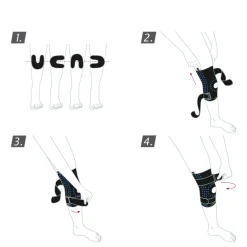 Actimove Sport Knee Stabilizer Adjustable Horseshoe & Stays