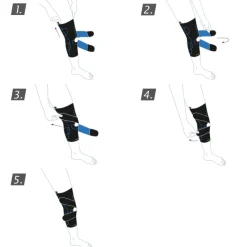 Actimove Sport Left PF Knee Brace Lateral Support Simple Hinges, Condyle Pads, J-shaped Buttress