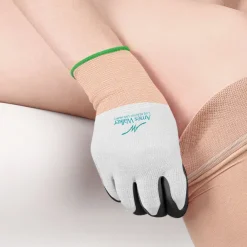 Ames Walker Donning Gloves