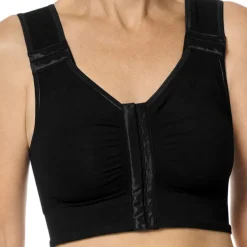Amoena Lymph Flow Wire Free Front Closure Bra Long