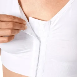 Amoena Lymph Flow Wire Free Front Closure Bra Long