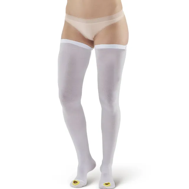 AW 401 Anti-Embolism Inspection Toe Thigh High Stockings 18 mmHg (Sale)