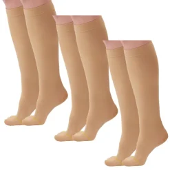 AW 222 Anti-Embolism Knee High Stockings 18 mmHg (3 Pack)