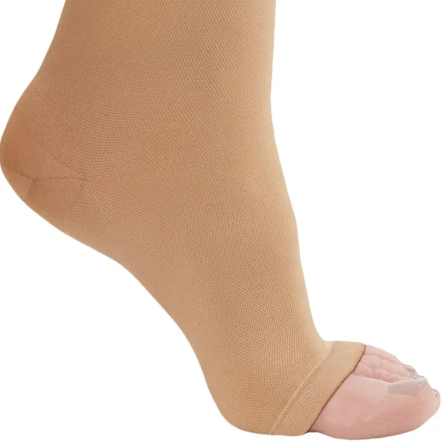 AW 322 Anti-Embolism Open Toe Knee High Stockings 18 mmHg