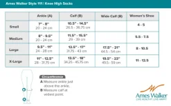 AW 111 Cotton Knee High Trouser Socks 20-30 mmHg