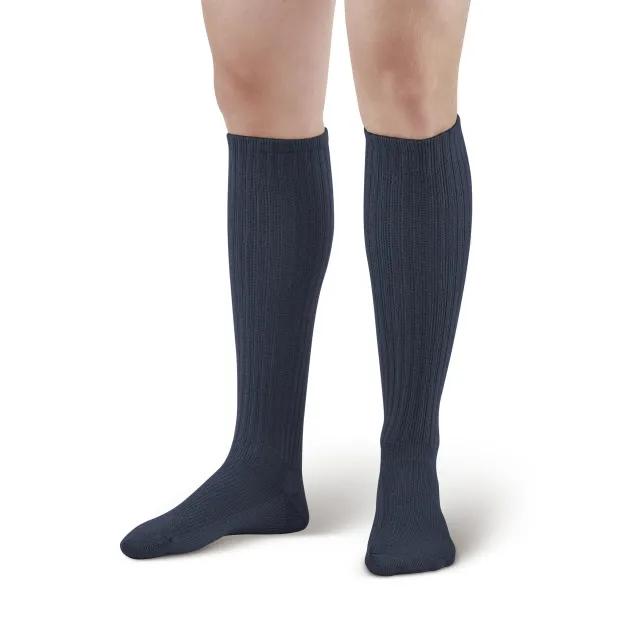 AW 180 E-Z Walker Plus Diabetic Knee Highs Socks for Sensitive Feet 8-15 mmHg