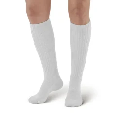 AW 180 E-Z Walker Plus Diabetic Knee Highs Socks for Sensitive Feet 8-15 mmHg