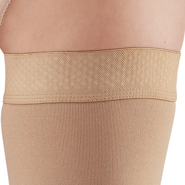 AW 292 Luxury Opaque Thigh Highs w/Dot Band 20-30 mmHg