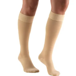 AW 207 Medical Support Knee Highs Closed Toe w/Silicone Band - 20-30 mmHg