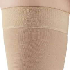 AW 212 Medical Support Open Toe Thigh Highs w/Dot Band 20-30 mmHg