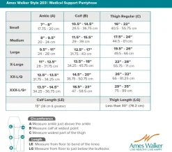 AW 203 Medical Support Pantyhose 20-30 mmHg