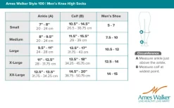 AW 100 Men's Knee High Dress Socks 20-30 mmHg
