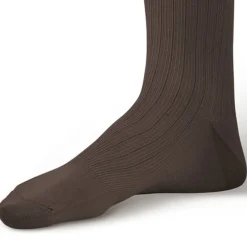 AW 129 Men's Microfiber/Cotton Knee High Dress Socks 15-20 mmHg