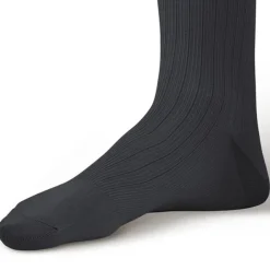 AW 129 Men's Microfiber/Cotton Knee High Dress Socks 15-20 mmHg