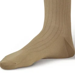 AW 129 Men's Microfiber/Cotton Knee High Dress Socks 15-20 mmHg