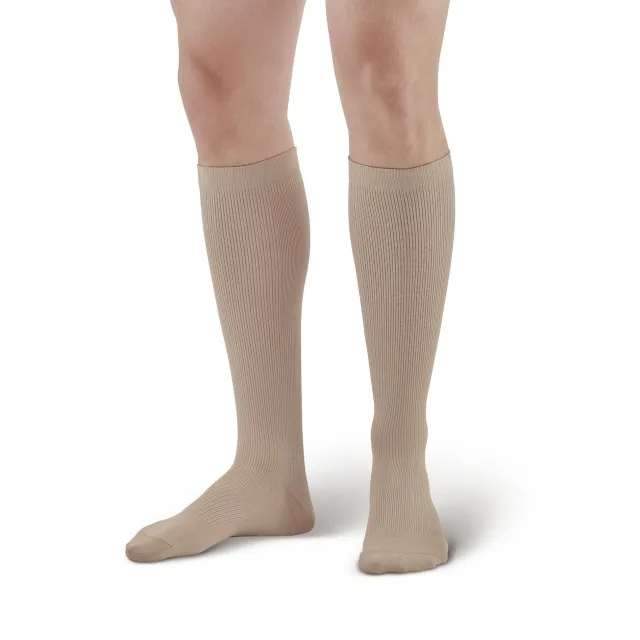 AW 104 Men's Microfiber Knee High Dress Socks 20-30 mmHg