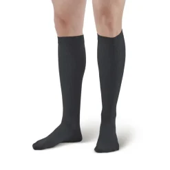 AW 126 Men's Microfiber Knee High Dress Socks 30-40 mmHg