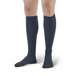 AW 126 Men's Microfiber Knee High Dress Socks 30-40 mmHg