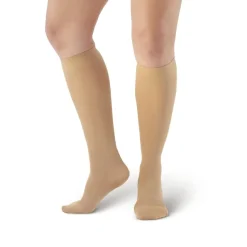 AW 211 Microfiber Opaque Knee Highs 20-30 mmHg
