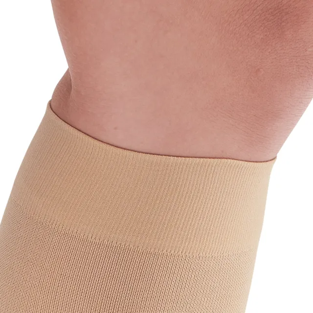 AW 291OT Luxury Opaque Open Toe Knee Highs 20-30 mmHg
