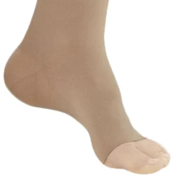 AW 392OT Luxury Opaque Open Toe Thigh Highs w/Dot Band 30-40 mmHg (Sale)