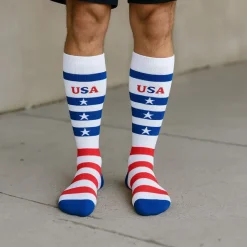 AW 676 Pattern Knee High Socks 20-30 mmHg