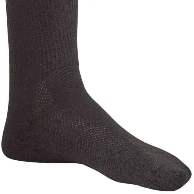 AW 737 Polyester Diabetic Crew Socks (Two Pack)