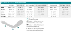 AW 720SB Lymphedema Armsleeve w/Silicone Band - 20-30 mmHg