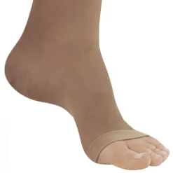 AW 48 Sheer Support Open Toe Thigh Highs w/Top Band 20-30 mmHg