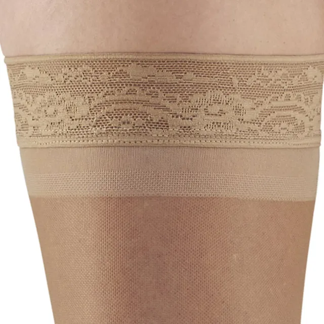 AW 4 Sheer Support Thigh Highs w/Top Band 15-20 mmHg