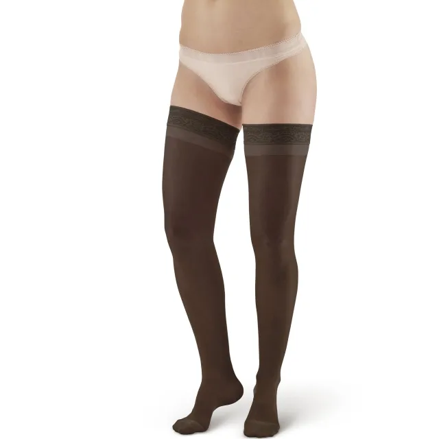 AW 4 Sheer Support Thigh Highs w/Top Band 15-20 mmHg