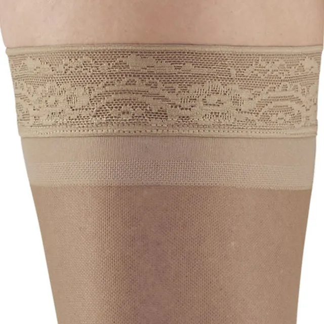 AW 8 Sheer Support Thigh Highs w/Top Band 20-30 mmHg