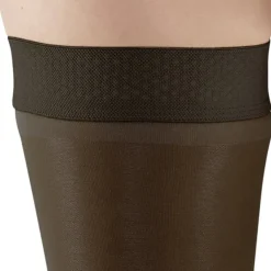 AW 266 Signature Sheer Open Toe Thigh Highs w/Dot Band 20-30 mmHg
