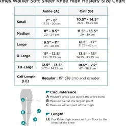 AW 76 Soft Sheer Knee Highs 8-15 mmHg