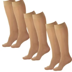 AW 76 Soft Sheer Knee Highs 8-15 mmHg (3 Pack)