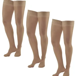 AW 74 Soft Sheer Thigh Highs w/Band 8-15 mmHg (3 Pack)