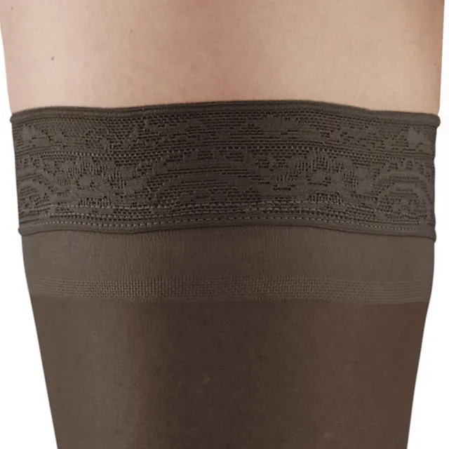 AW 74 Soft Sheer Thigh Highs w/Band 8-15 mmHg (3 Pack)