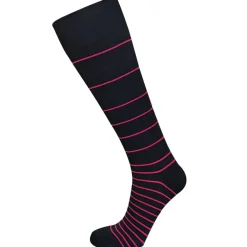 AW 650 Stripe Knee High Socks 15-20 mmHg
