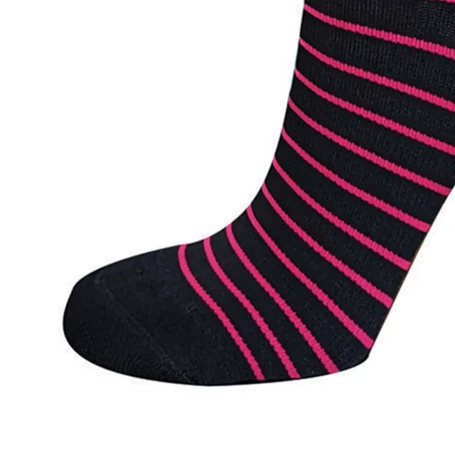 AW 650 Stripe Knee High Socks 15-20 mmHg