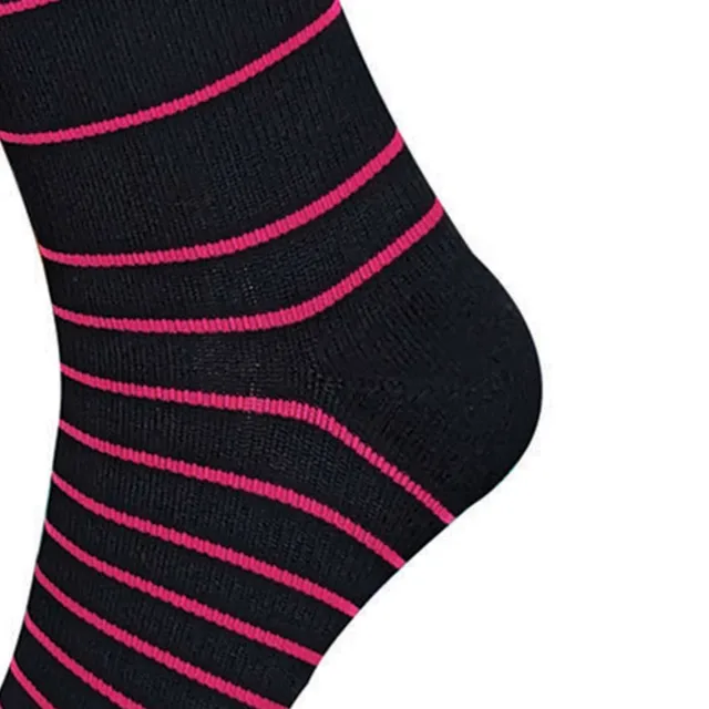 AW 650 Stripe Knee High Socks 15-20 mmHg