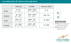 AW 112 Women's Microfiber Knee High Socks 15-20 mmHg