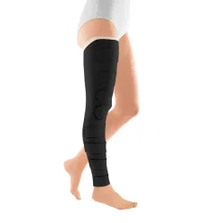 Circaid Juxtafit Essentials Whole Leg Right Short Black (Upper Leg / Lower Leg)