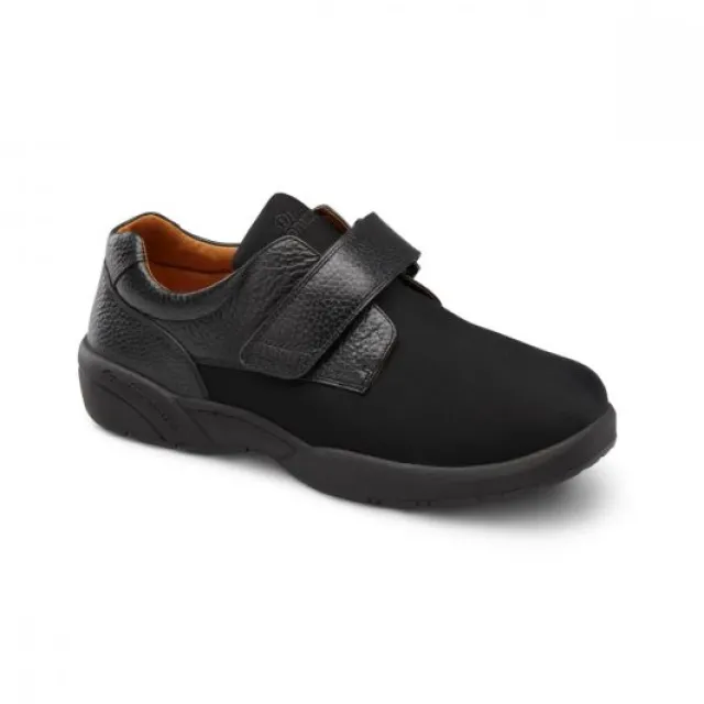 Dr. Comfort Men's Brian X Stretch Lycra w/Leather Shoes
