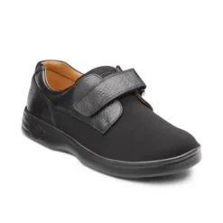 Dr. Comfort Women's Annie Stretch w/ Leather Trim Shoes