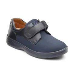 Dr. Comfort Women's Annie Stretch w/ Leather Trim Shoes