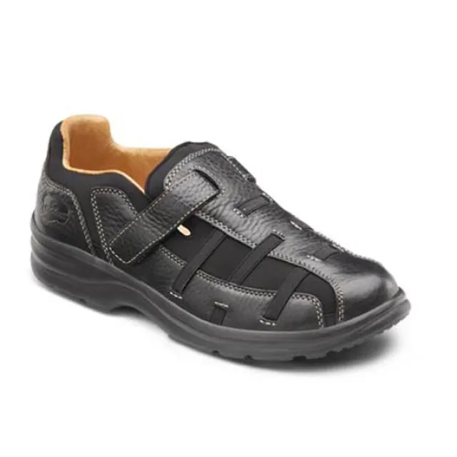 Dr. Comfort Women's Betty Leather/w Stretch Band Shoes