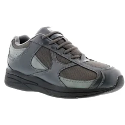 Drew Men's Surge Leather Athletic Shoes Grey